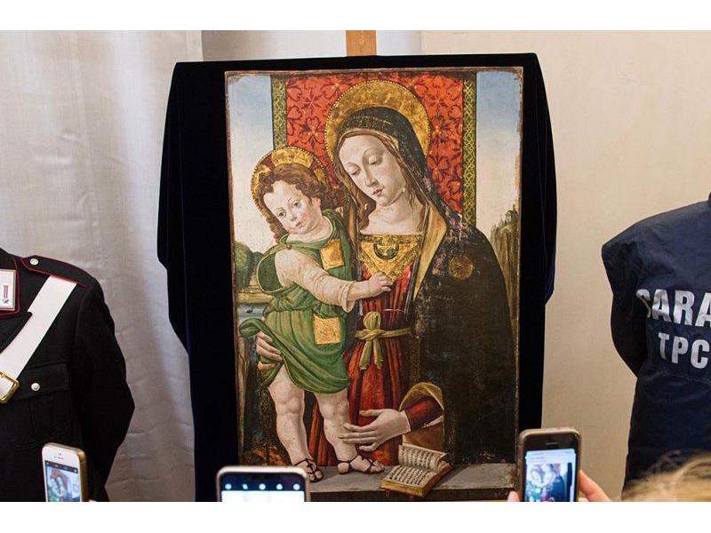 مریم-مقدس-و-کودک‌«پینتوریکیو»-پس-از-۳۰-سال-پیدا-شد