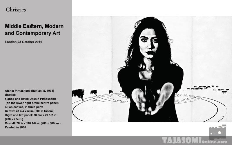 تمامی-آثار-ایرانی-به-نمایش-درآمده-در-حراج-کریستیز-لندنگزارش-تصویری