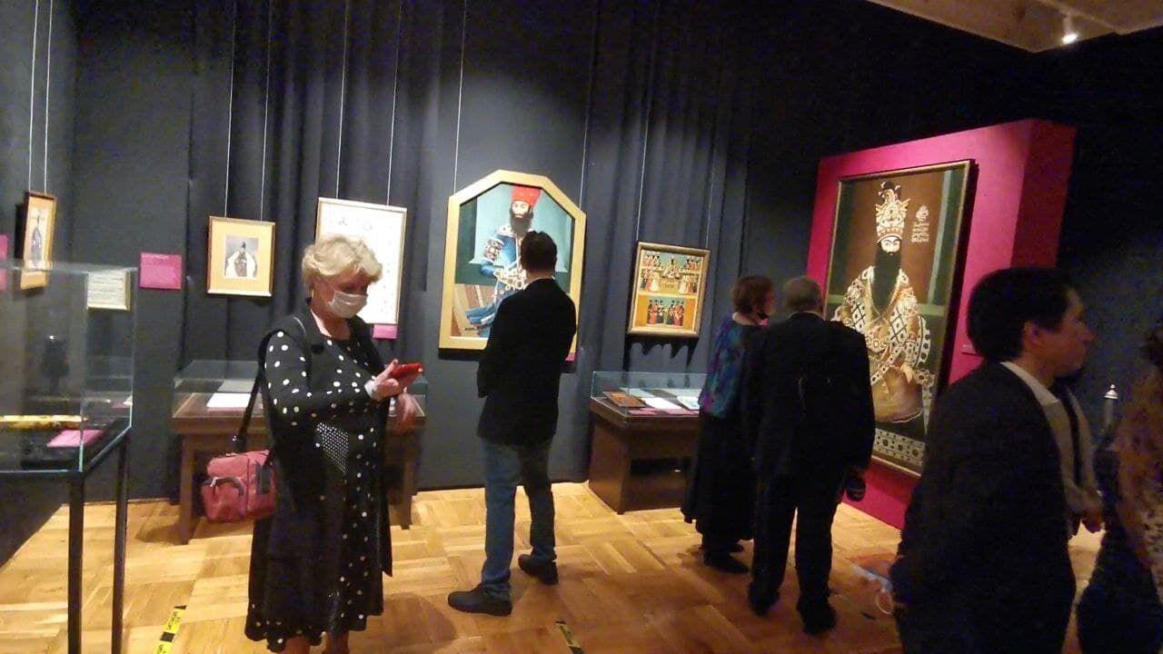افتتاح-نمایشگاه-هنر-ایرانی-در-عصر-قاجار-در-مسکو
