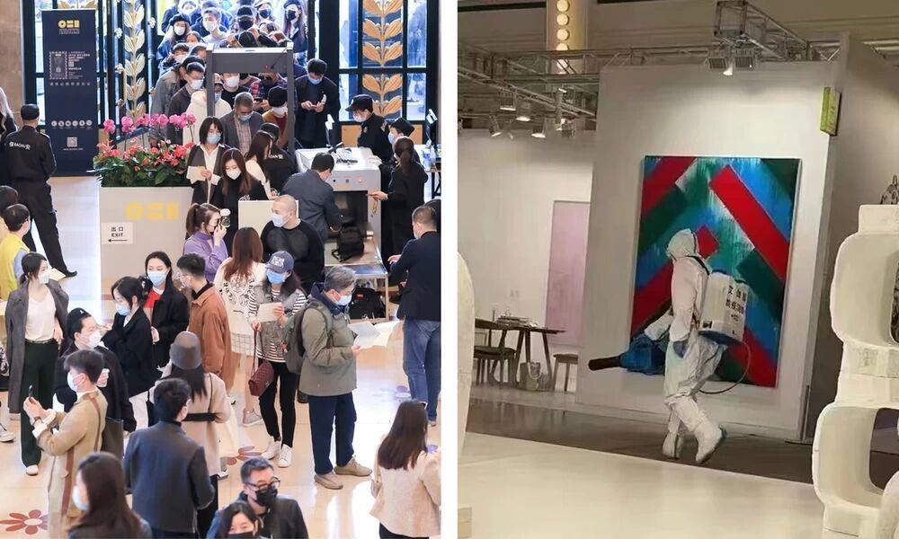 نمایشگاه-هنر-شانگهای-به-خاطر-یک-مورد-کرونا-تعطیل-شد