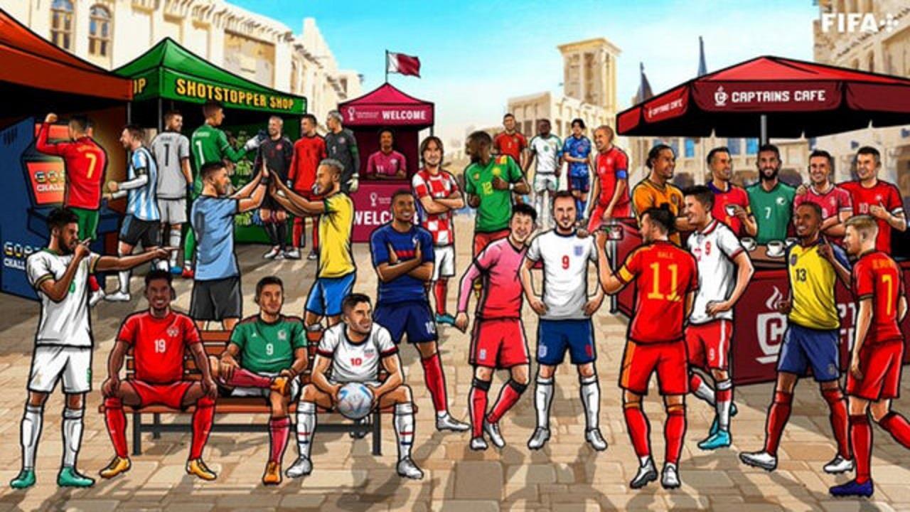 درخشش-کاریکاتوریست-زنجانی-در-جشنواره-جام-جهانی-قطر